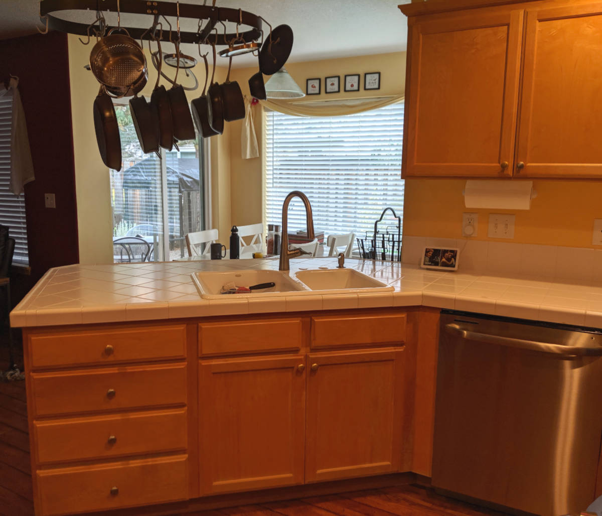 kitchen before remodel